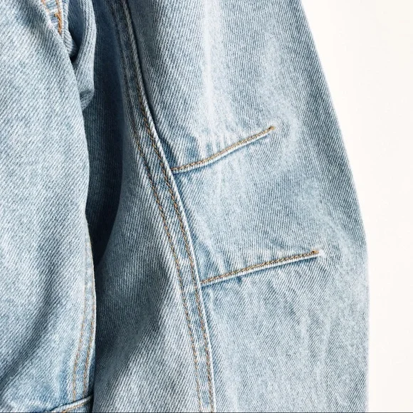 GRLFRND Lacy Cropped Denim Jacket - Picture 11 of 15